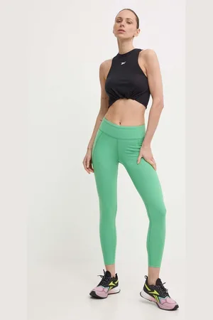 Reebok Legginsy treningowe LUX COLLECTION kolor gładkie 100076188
