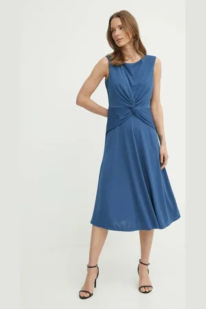 Ralph Lauren Sukienka kolor midi rozkloszowana
