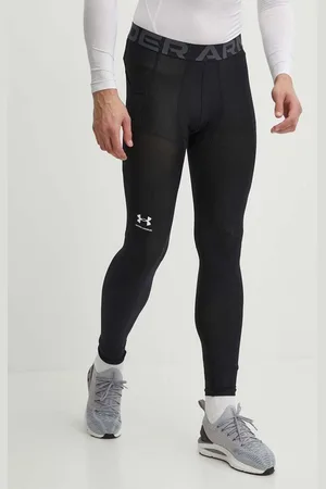 Under Armour Legginsy treningowe męskie kolor gładkie 1361586