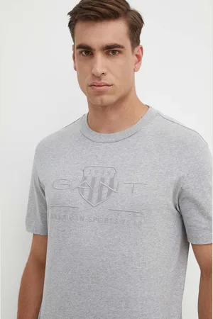 GANT T-shirt bawełniany kolor z aplikacją