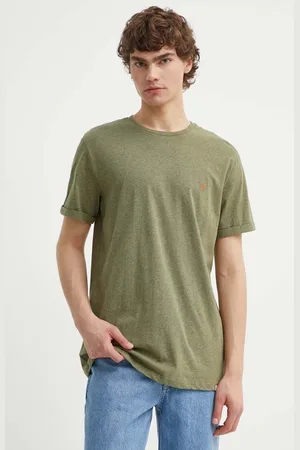 Les Deux T-shirt bawełniany kolor gładki LDM101155