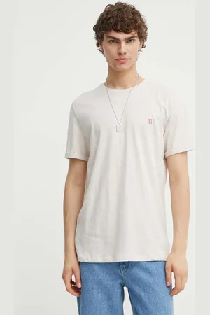 Les Deux T-shirt bawełniany kolor gładki LDM101155