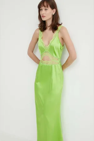 Never Fully Dressed Sukienka kolor maxi rozkloszowana