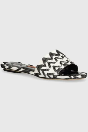 Missoni Klapki Gia Flat damskie kolor M32_022