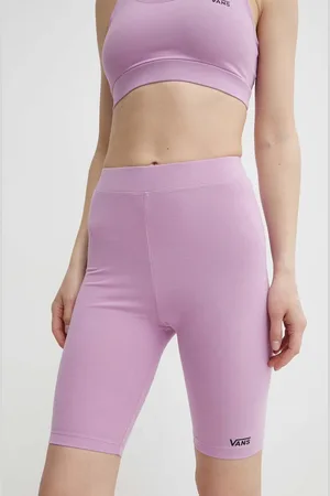 Vans Szorty damskie kolor gładkie high waist