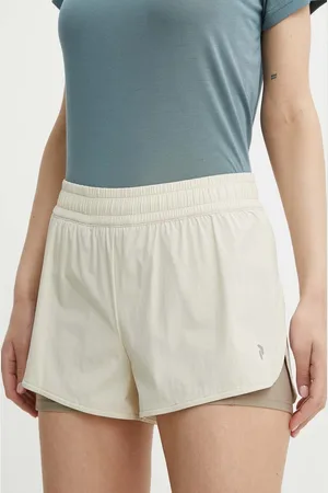 Peak Performance Szorty sportowe Light damskie kolor gładkie high waist