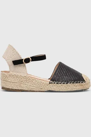 ANSWEAR Lab espadryle kolor na platformie
