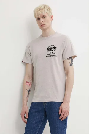 Superdry T-shirt męski kolor melanżowy