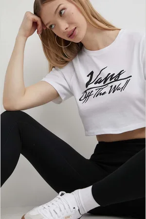 Vans T-shirt bawełniany damski kolor