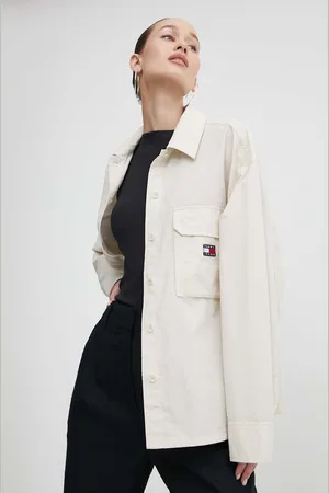 Tommy Hilfiger Koszula damska kolor relaxed z kołnierzykiem klasycznym DW0DW17968