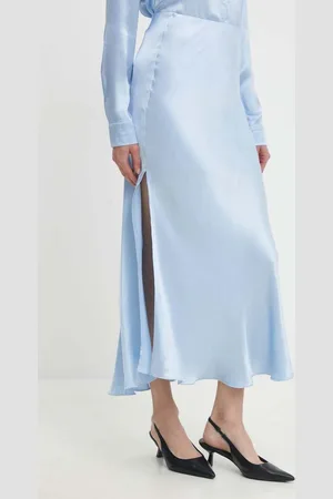 ANSWEAR Lab spódnica kolor maxi prosta