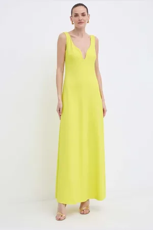 LUISA SPAGNOLI Sukienka RUNWAY COLLECTION kolor maxi rozkloszowana 541117