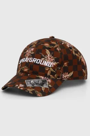 Sprayground Czapka z daszkiem bawełniana kolor wzorzysta