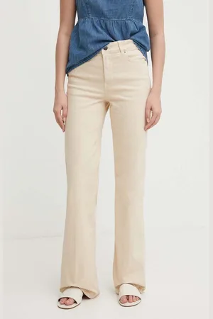 Benetton Jeansy damskie high waist