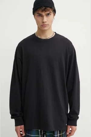 Vans Longsleeve bawełniany kolor gładki