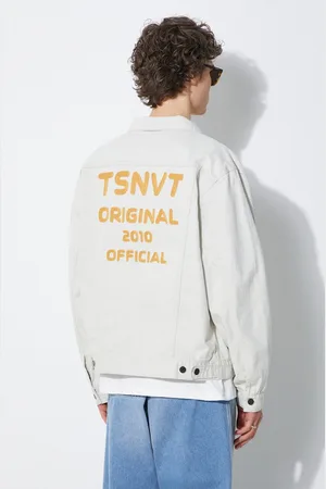 This Is Never That Kurtka jeansowa Trucker męska kolor przejściowa oversize TN241WOWLS06