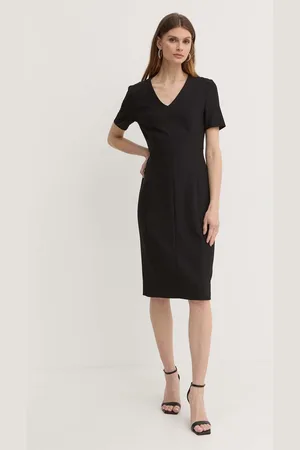 HUGO BOSS Sukienka kolor mini dopasowana 50493529