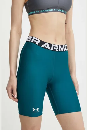 Under Armour Szorty treningowe HG Authentics kolor z nadrukiem medium waist
