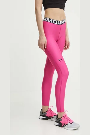 Under Armour Legginsy treningowe HG Authentics kolor z nadrukiem