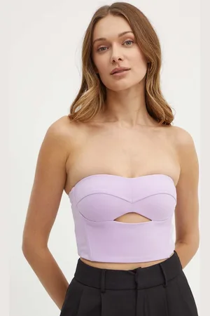 Patrizia Pepe Top kolor gładka 2C1545 A049