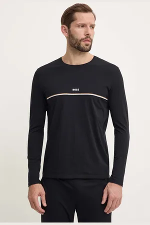 HUGO BOSS Longsleeve lounge kolor z aplikacją 50515378