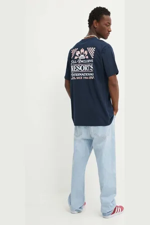 Vans T-shirt bawełniany męski kolor z nadrukiem