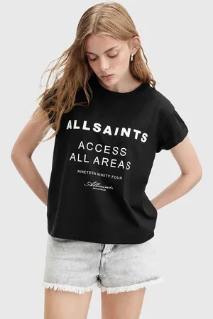 AllSaints T-shirt bawełniany TOUR ANNA damski kolor W071JA