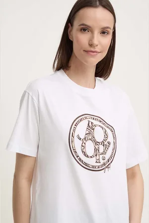 JOOP! T-shirt bawełniany damski kolor