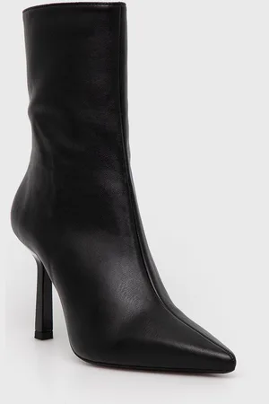 HUGO BOSS Botki Katniss damskie kolor na szpilce 50523182