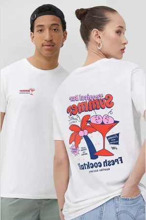 Kaotiko T-shirt bawełniany kolor z nadrukiem