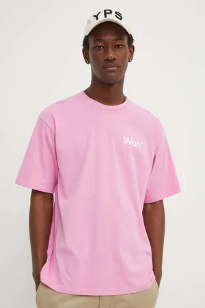 Won Hundred T-shirt bawełniany męski kolor z nadrukiem 3101-12063