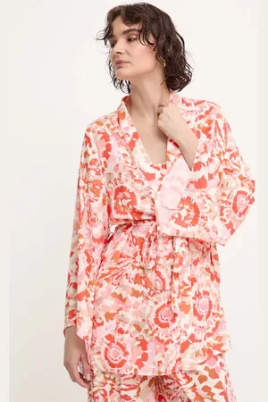 ANSWEAR Lab kimono kolor niezapinana wzorzysta
