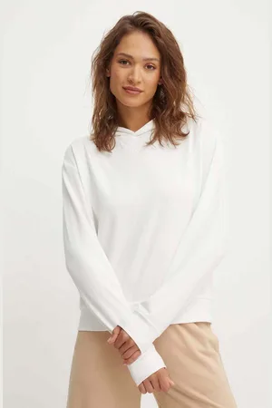 HUGO BOSS Bluza lounge kolor z kapturem gładka 50490594