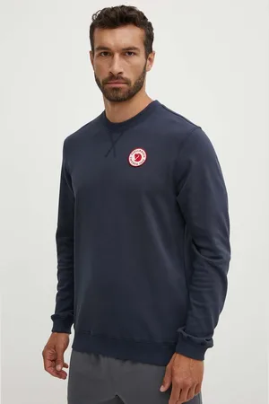 Fjällräven Bluza bawełniana 1960 Logo męska kolor gładka