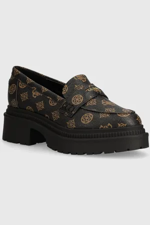 Guess Mokasyny FINDA2 damskie kolor na platformie FLTFI2 FAL14