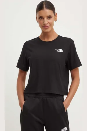 The North Face T-shirt W Simple Dome Cropped Slim Tee damski kolor NF0A87U4JK31