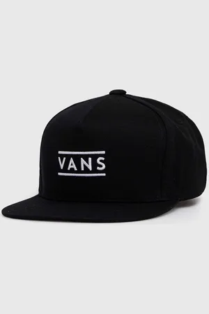 Vans Czapka z daszkiem bawełniana kolor z aplikacją VN000HSFBLK1