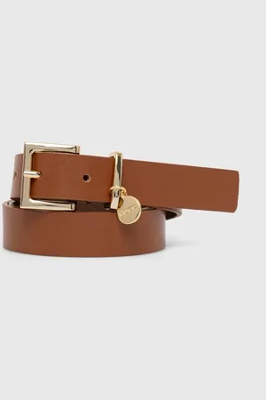 HUGO BOSS Pasek skórzany damski kolor 50522644