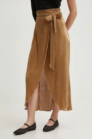 Never Fully Dressed Spódnica kolor maxi prosta NFDSK423
