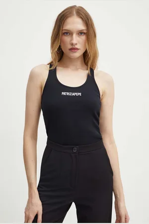 Patrizia Pepe Top bawełniany kolor 8M1617 J216
