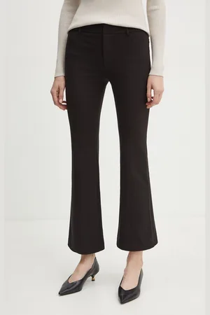 Bardot Spodnie NELLA damskie kolor dzwony high waist 59327PB