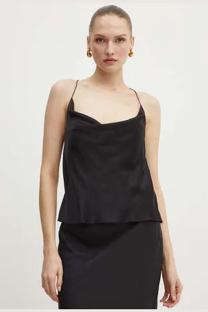 Custommade Top jedwabny Yuliana kolor gładka 999312115