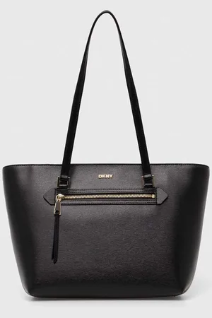DKNY Torebka skórzana kolor R42A3E20
