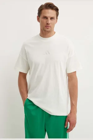 adidas T-shirt bawełniany All SZN męski kolor gładki IV5217