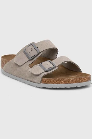 Birkenstock Klapki zamszowe Arizona męskie kolor 1027749