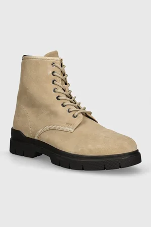 HUGO BOSS Buty zamszowe Ryan męskie kolor 50522981