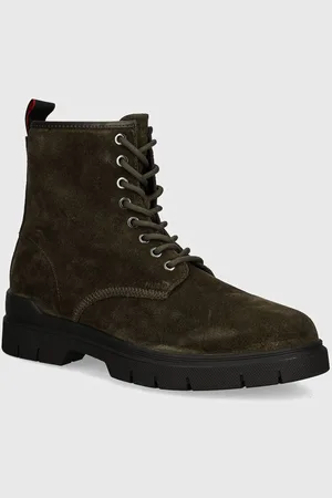 HUGO BOSS Buty zamszowe Ryan męskie kolor 50522981
