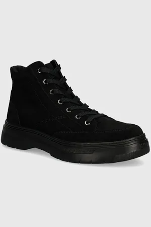 HUGO BOSS Buty zamszowe Urian męskie kolor 50522959