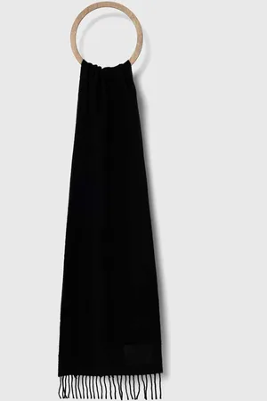 HUGO BOSS Szalik wełniany kolor gładki 50517683