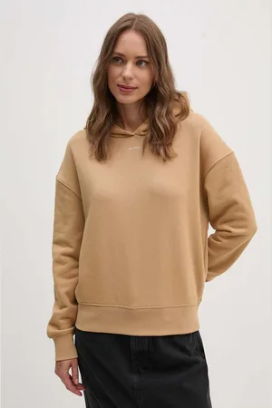 Calvin Klein Bluza damska kolor z kapturem gładka K20K207202